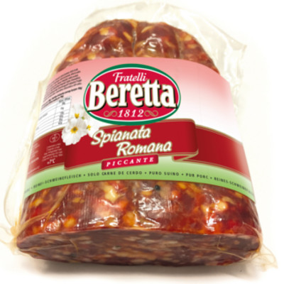 8007660040805 Spianata romana piquante 800g BERETTA