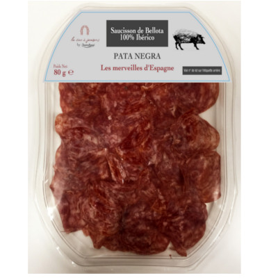 3660071009370 Saucisson Pata Negra 8 mois 80g LA CAVE A JAMBONS