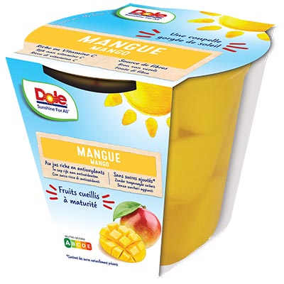 0038900028589 Mangue au jus 198g DOLE