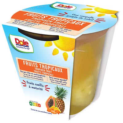 0038900711740 Fruits tropicaux 198g DOLE