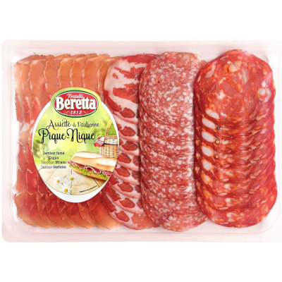 8007660687703_Assiette de charcuterie italienne pique nique 290g BERETTA